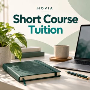 Hovia Short Course Tuition payment thumbnail in Hovia green and white.