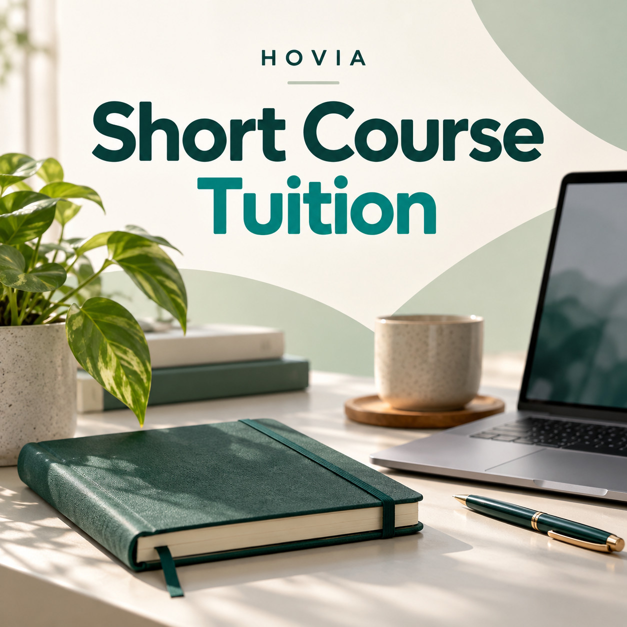 Hovia Short Course Tuition Hovia Short Course Tuition payment thumbnail in Hovia green and white.